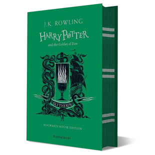 精装 JK罗琳 Edition Goblet 哈利波特与火焰杯 斯莱特林学院纪念版 Potter Harry Slytherin 英文原版 and Fire the