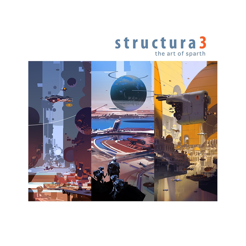 英文原版 Structura 3 : The Art of Sparth 结构3 斯巴达的艺术 进口艺术书 Sparth图像集 艺术作品集 进口原版英语书