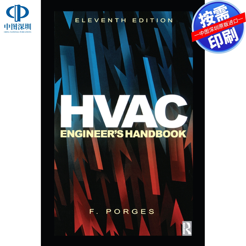 预售【按需印刷】英文原版 暖通工程师手册 HVAC Engineers Handbook 原装进口正版书籍