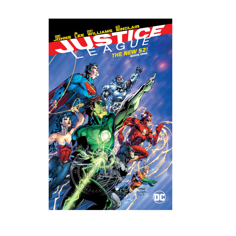 英文原版 DC系列 正义联盟:新52 第一册 Justice League: The New 52 Book One 进口英文正版书籍