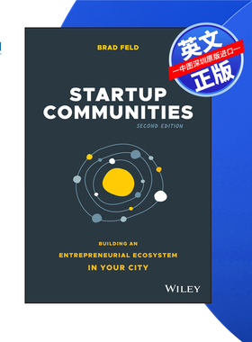 【预售 按需印刷】Wiley出版 创业社区：在你的城市建立创业生态系统 Startup Communities 进口英文正版书籍
