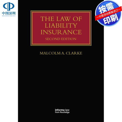 预售【按需印刷】英文原版 责任保险法 The Law of Liability Insurance 原装进口正版书籍