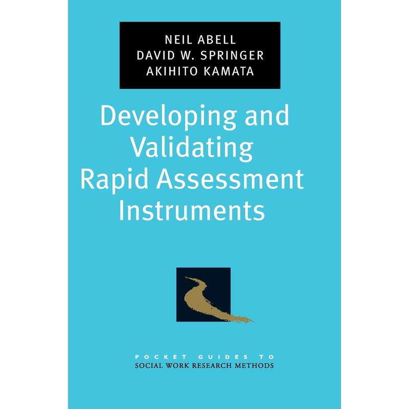 预售【按需印刷】英文原版 Developing and Validating Rapid Assessment Instruments开发和验证快速评估工具 牛津大学出版 原版