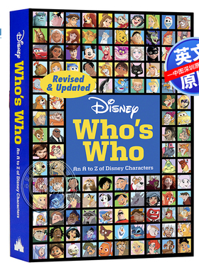 现货英文原版 迪士尼人物角色百科全书指南 近600多个角色简介介绍科普 Disney Who S Who 人物大全 皮克斯卡通 迪斯尼 周边