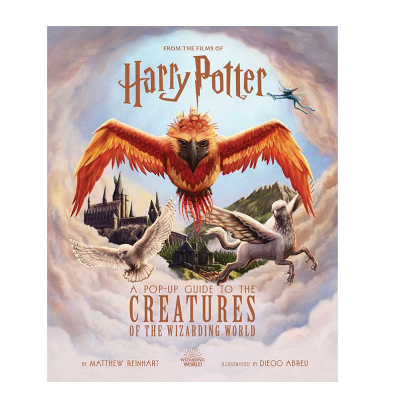预售英文原版 哈利波特 魔法世界生物立体书 Harry Potter A Pop-Up Guide to the Creatures of the Wizarding World 周边书