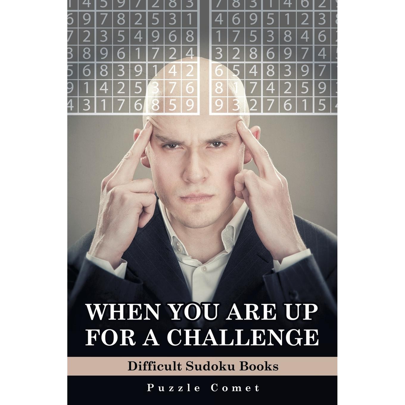 【预售 按需印刷】英文原版When You are Up for a Challenge Difficult Sudoku Books进口原版正版书籍