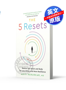 英文原版 5个重置:重新连接你的大脑和身体，减少压力，增强弹性 The 5 Resets 进口英文正版书籍