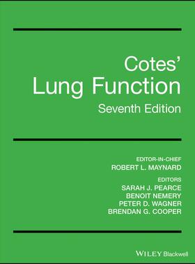 【预售 按需印刷】英文原版Cotes 肺功能7eCotes  Lung Function 7e原装进口正版书籍