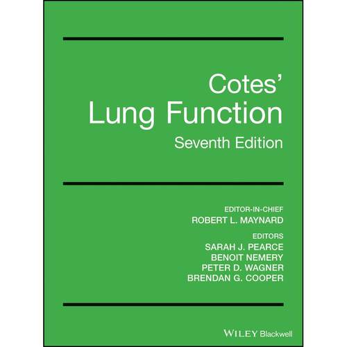 【预售 按需印刷】英文原版Cotes 肺功能7eCotes  Lung Function 7e原装进口正版书籍