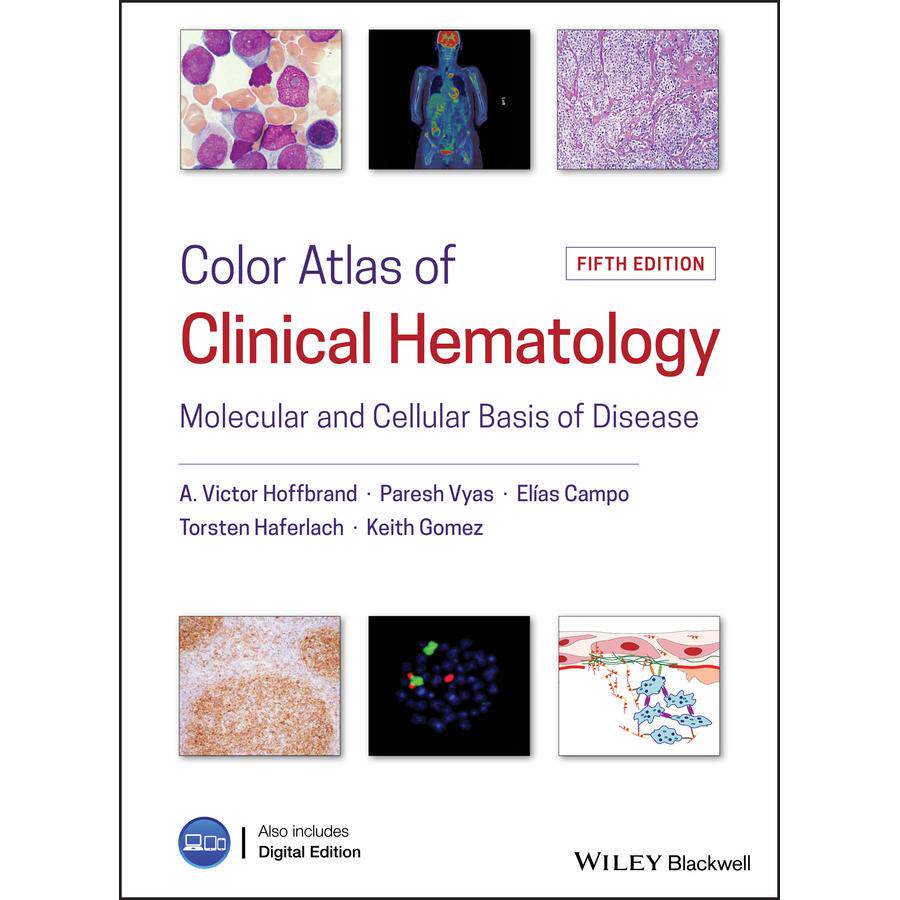 【预售 按需印刷】英文原版临床血液学彩色图谱第五版Color Atlas Clinical Hematology 5e原装进口正版书籍