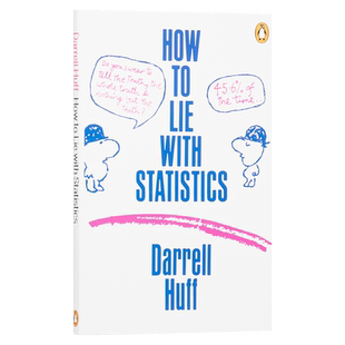 英文原版 统计数字会撒谎 英文原版 How to Lie with Statistics 数学思维逻辑经济统计学 进口原版英语书籍