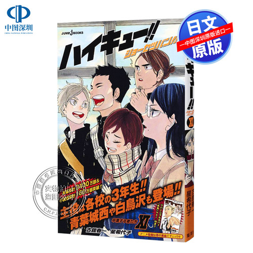 现货【深图日文】 小说 排球少年 11 ハイキュー！！ショーセツバン！！ １１古舘春一 星希代子 集英社 日本原装进口书动漫周边 - 封面