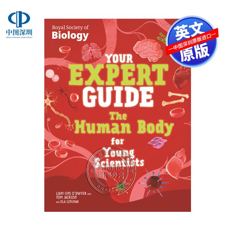 英文原版 青年科学家的人体生物学 人体权威指南 英国皇家生物学会 The Human Body for Young Scientists