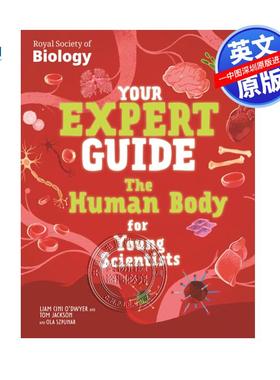 英文原版 青年科学家的人体生物学 人体权威指南 英国皇家生物学会 The Human Body for Young Scientists