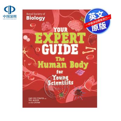 英文原版 青年科学家的人体生物学 人体权威指南 英国皇家生物学会 The Human Body for Young Scientists