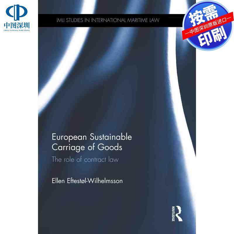 预售【按需印刷】英文原版 欧洲可持续运输货物 European Sustainable Carriage of Goods 原装进口正版书籍