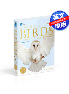 英文原版 英国和欧洲的完整鸟类 RSPB Complete Birds of Britain and Europe 精装DK动物科普百科读物