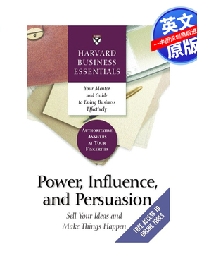 英文原版 哈佛商业评论 推销你的想法 Power, Influence, and Persuasion: Sell Your Ideas and Make Things Happen 进口正版书籍