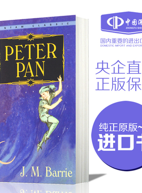 英文原装 彼得潘 经典原版小说 Peter Pan/J. M.Barrie/ Bantam Books 彼德.潘 全英文版 进口书 正版