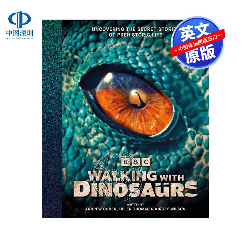 英文原版 DK 与恐龙同行 BBC经典纪录片画册 精装艺术书 揭开史前生物的秘密故事终极史前指南科普 BBC Walking With Dinosaurs