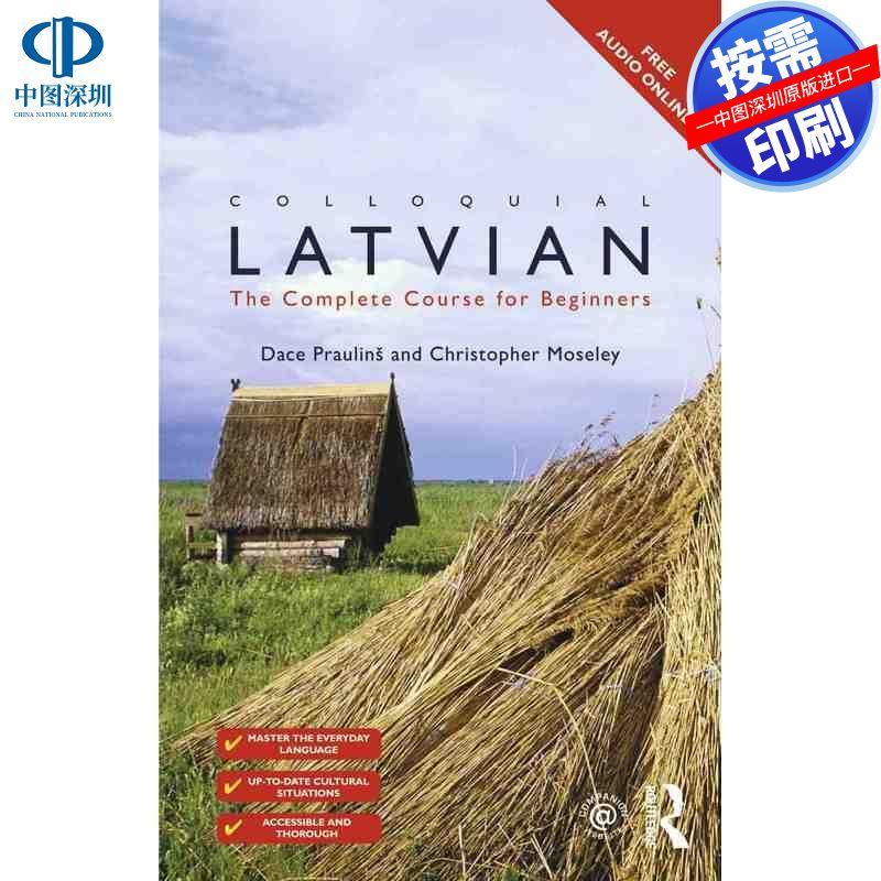 预售【按需印刷】英文原版 拉脱维亚口语 Colloquial Latvian 原装进口正版书籍