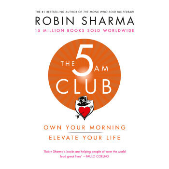 预售英文原版  The 5 AM Club 凌晨五点俱乐部《卖掉法拉利的高僧》作者 Robin Sharma 新书 进口正版 书