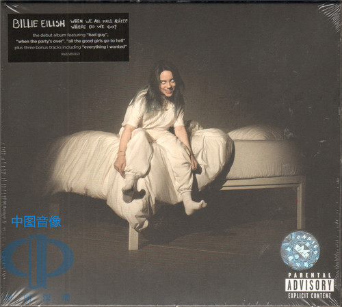 【中图音像】Billie Eilish When we all fall asleep 碧梨专辑CD