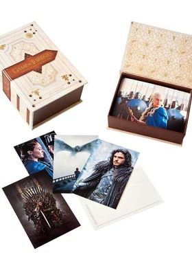 冰与火之歌：明信片合集 现货英文原版 Game of Thrones: The Postcard Collection 影视周边 进口正版