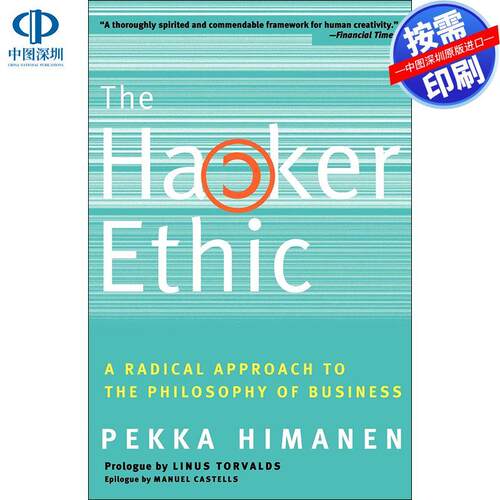 预售【按需印刷】英文原版 黑客伦理The Hacker Ethic原版进口书籍