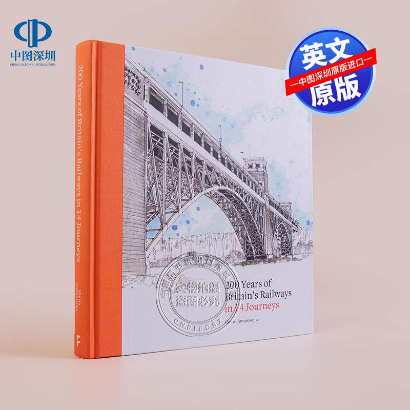 预售英文原版 英国铁路200年的14段旅程 200 Years of Britain's Railways in 14 Journeys