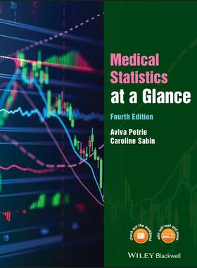 【预售 按需印刷】英文原版医学统计概览第4版Medical Statistics at a Glance 4e原装进口正版书籍