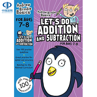 英文原版 让我们做加法和减法 小学生数学教材儿童英语教辅工具书 Let's do Addition and Subtraction Andrew Brodie Basics