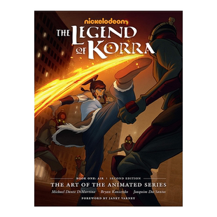 英文原版 降世神通 科拉传奇动画设定集卷一 精装 The Legend of Korra: The Art of the Animated Series--Book One: Air 草图集