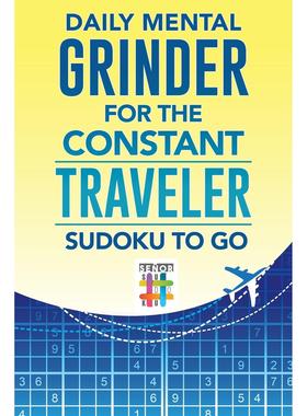 【预售 按需印刷】英文原版Daily Mental Grinder for the Constant Traveler | Sudoku to Go进口原版正版书籍