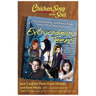 英文原版 心灵鸡汤 Chicken Soup for the Soul  克服挑战 保持积极的态度 名人青少年的 101 个个人故事 进口英文版正版书籍