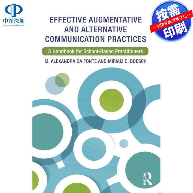 预售【按需印刷】英文原版 有效的增补和替代沟通实践 Effective Augmentative and Alternative Communication Practices 原装进