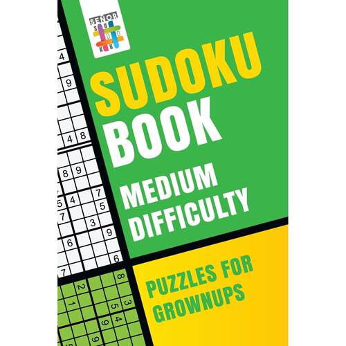 【预售 按需印刷】英文原版 Sudoku Book Medium Difficulty Puzzles for Grownups进口原版正版书籍