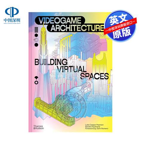 预售英文原版 Videogame Architecture: Building Virtual Spaces 电子游戏建筑：构筑虚拟空间 Pearson  Luke Caspar 工艺美术与
