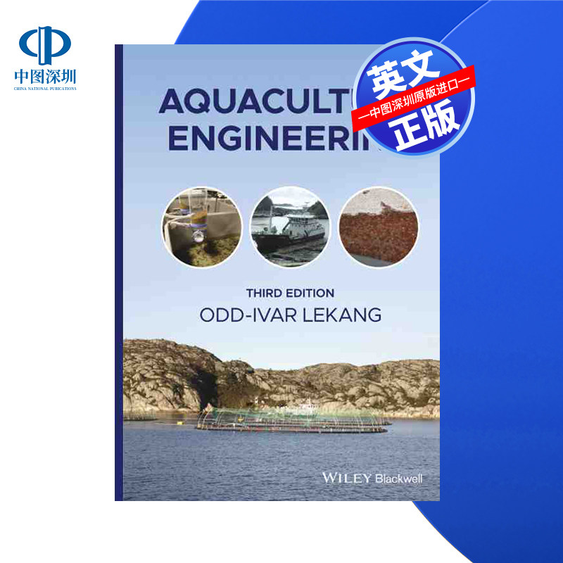 【预售 按需印刷】Wiley出版 水产养殖工程 Aquaculture Engineering 进口英文正版书籍