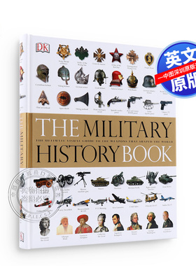 军事历史百科全书 DK大百科系列 The Military History Book 英文原版 精装 大开本 青少年英语阅读进阶 进口书正版