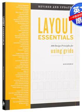 英文原版 100个使用网格技巧的设计原则 设计布局要点入门指南 Layout Essentials : 100 Design Principles for Using Grids