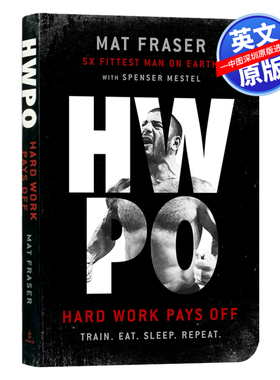 现货 英文原版 CrossFit训练图解指南 Hwpo: Hard Work Pays Off CrossFit 综合体能训练 力量训练 无氧训练 进口英文版书