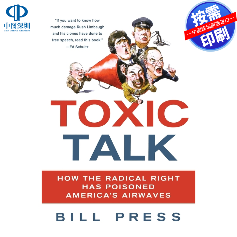 预售 按需印刷 英文原版 毒舌 Toxic Talk 进口书籍正版