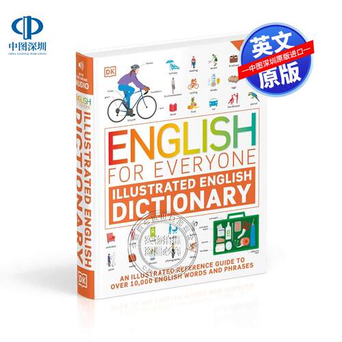 英文原版 DK 英语10000词 全彩图解词典字典 人人学英语 学生教材教辅 English for Everyone Illustrated English Dictionary
