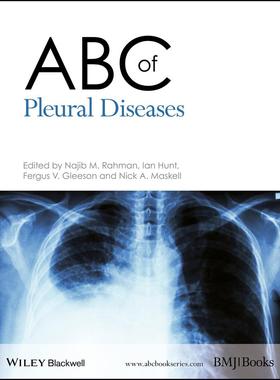 【预售 按需印刷】英文原版胸膜疾病ABCABC of Pleural Diseases原装进口正版书籍