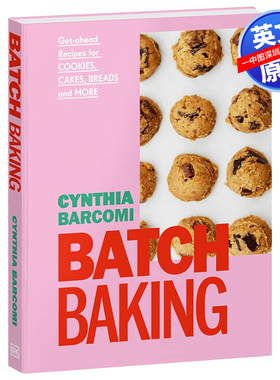 英文原版 DK 烘焙指南：制作饼干、蛋糕、面包等美食食谱科普百科 Batch Baking 精装家庭美味食谱参考指导书