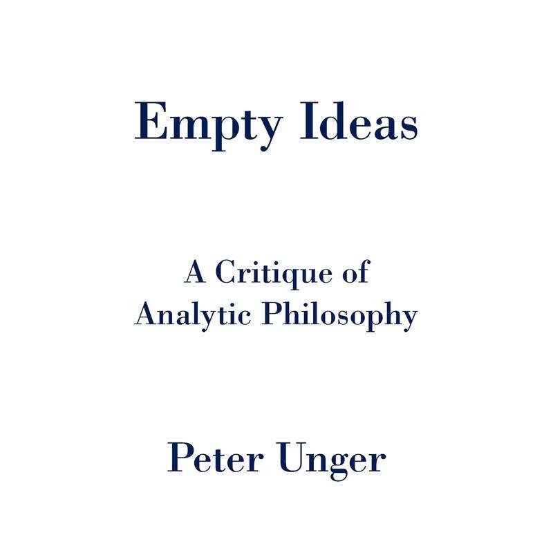 预售【按需印刷】英文原版 Empty Ideas空洞的想法 牛津大学出版 原装进口正版书籍