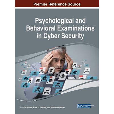 【预售 按需印刷】英文原版网络安全中的心理和行为检查Psychological and Behavioral Examinations in Cyber Security原装进口正