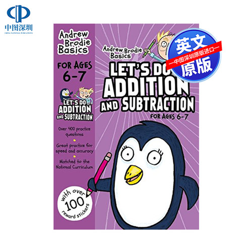 英文原版 我们一起做加法和减法 Let's Do Addition and Subtraction 6-7 儿童英语数学进阶学习读物