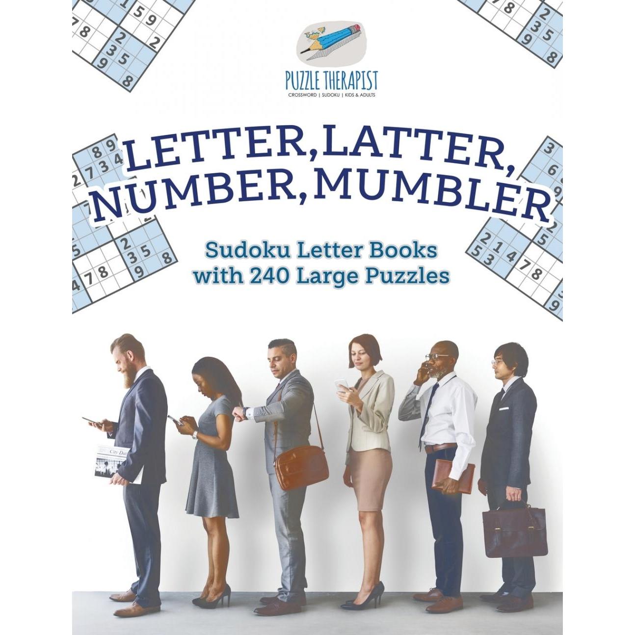 【预售 按需印刷】英文原版Letter  Latter  Number  Mumbler | Sudoku Letter Books with 240 Large Puzzles进口原版正版书籍